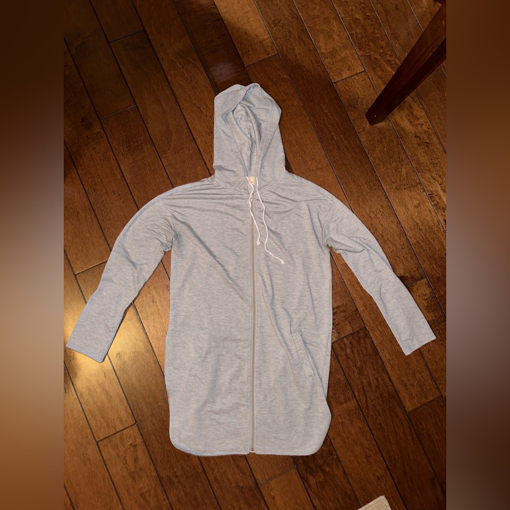 Grace Karen long tunic zip up